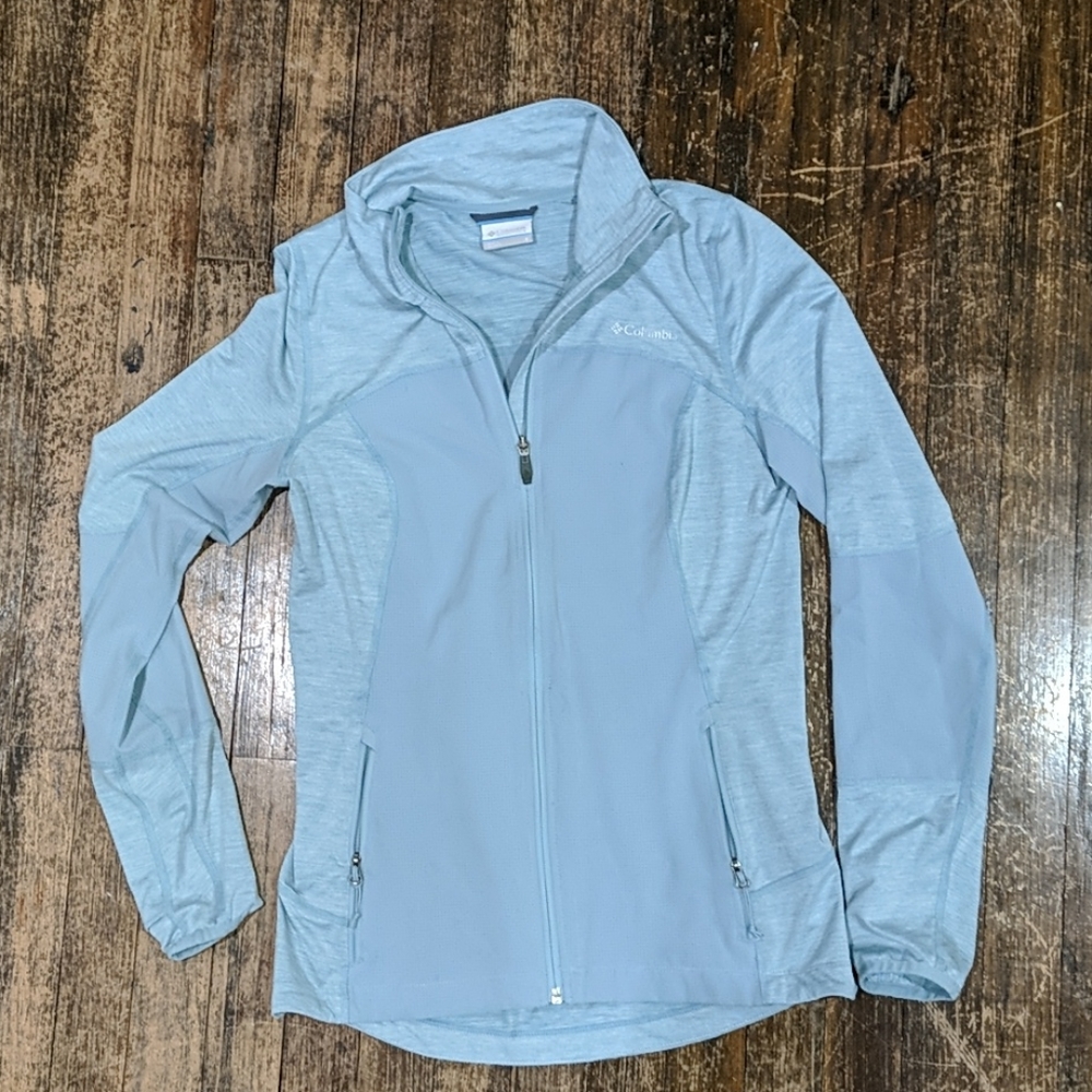 🤙Columbia lightweight shirt, zip front🏃‍♀️